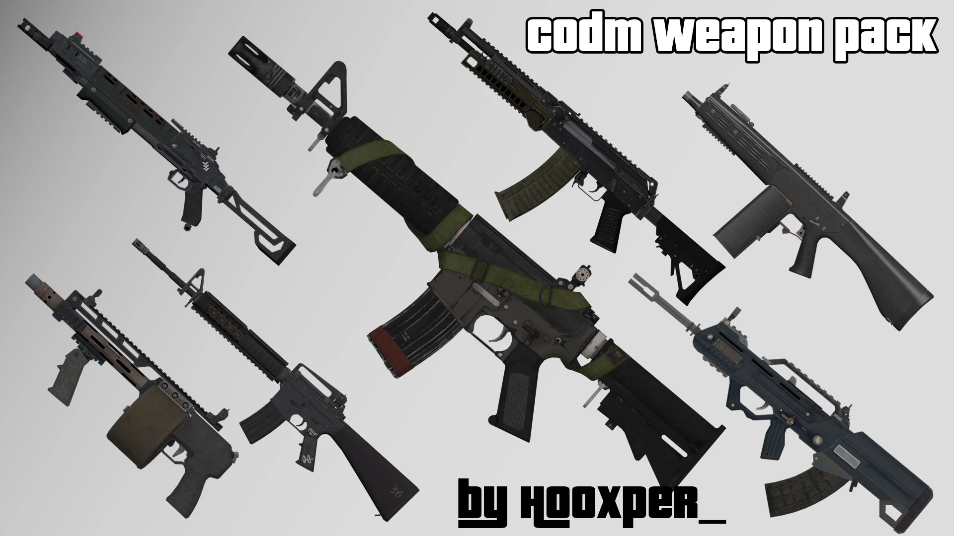 罪恶都市Codm原皮武器包MOD